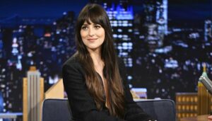 Dakota Johnson recalls seeking to getting...
