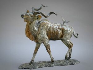 The Greater Kudu Sculpture by William...