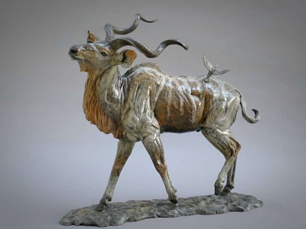 The Greater Kudu Sculpture by William Montgomery